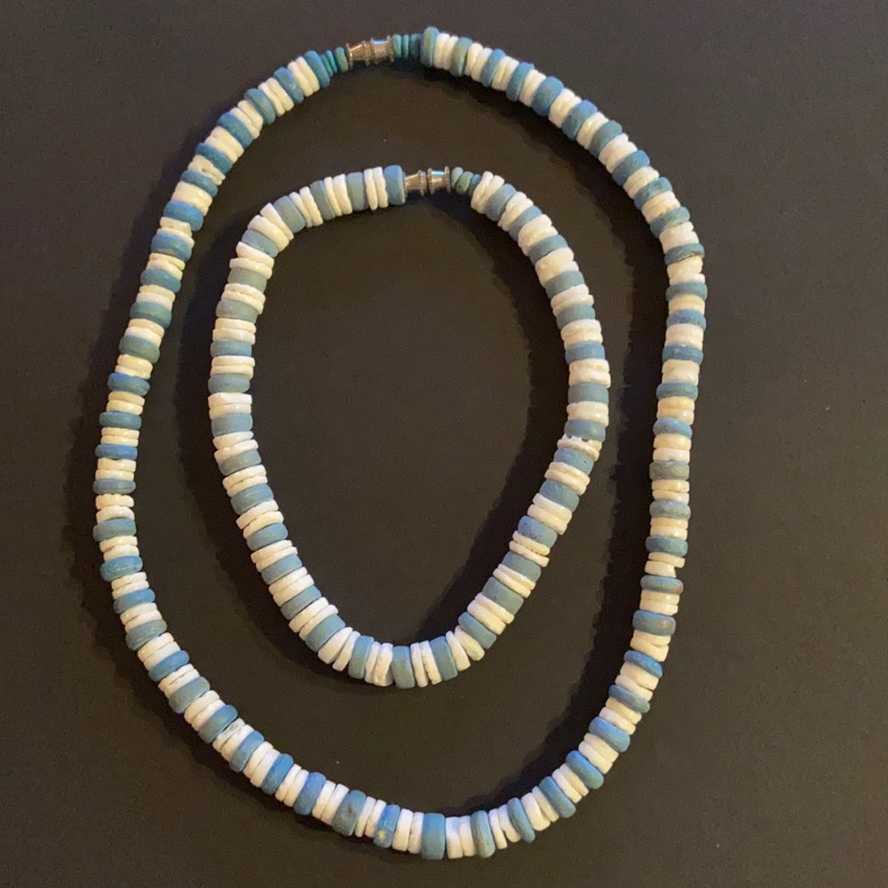 Jamaican Bead Necklace and Ankle Bracelet